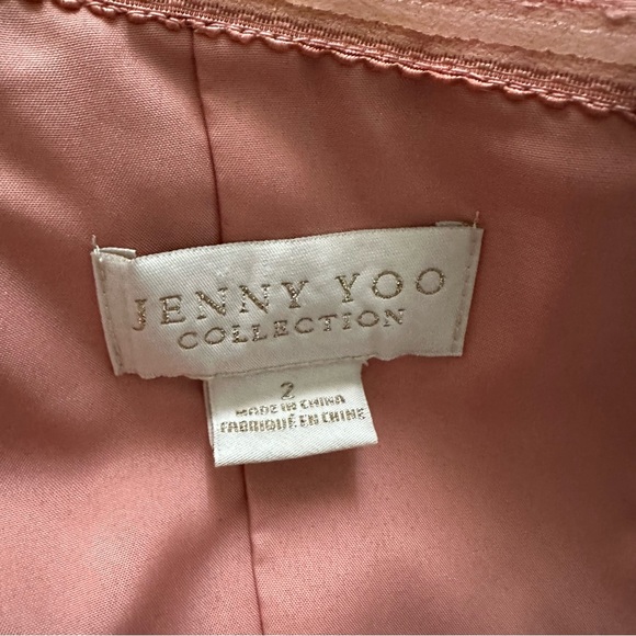 Jenny Yoo Annabelle Bridesmaid Dress in Begonia Pink sz 2 - Picture 10 of 11